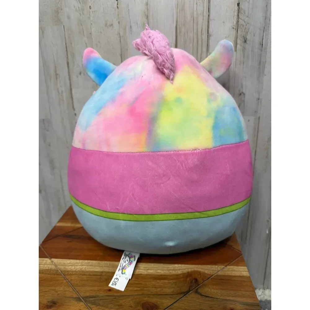 Squishmallow Esmeralda Unicorn Grocery‎ Clerk 16” Plush 2020 Retired